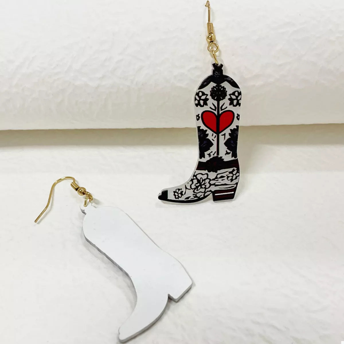 Cowboy Boot Dangle Earrings