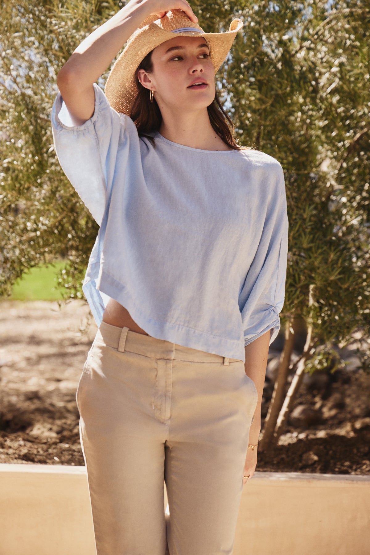 CASS LINEN TOP