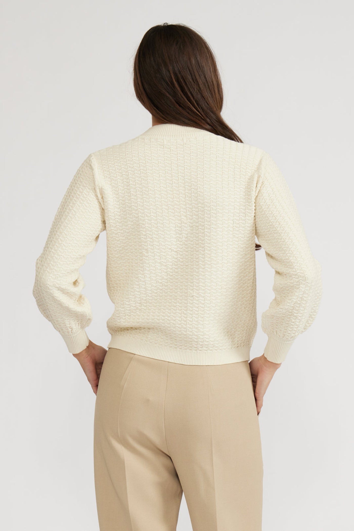 BRITNEY TEXTURED KNIT TOP