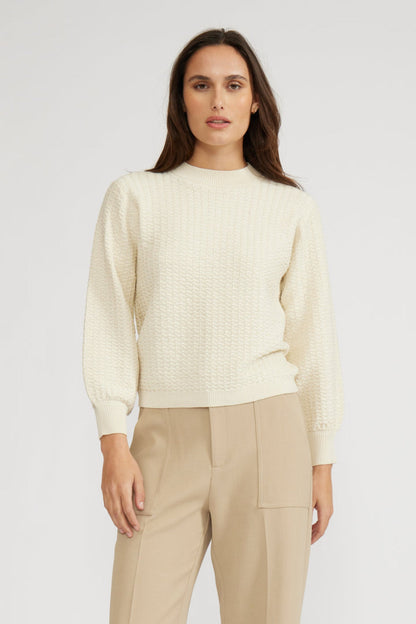 BRITNEY TEXTURED KNIT TOP