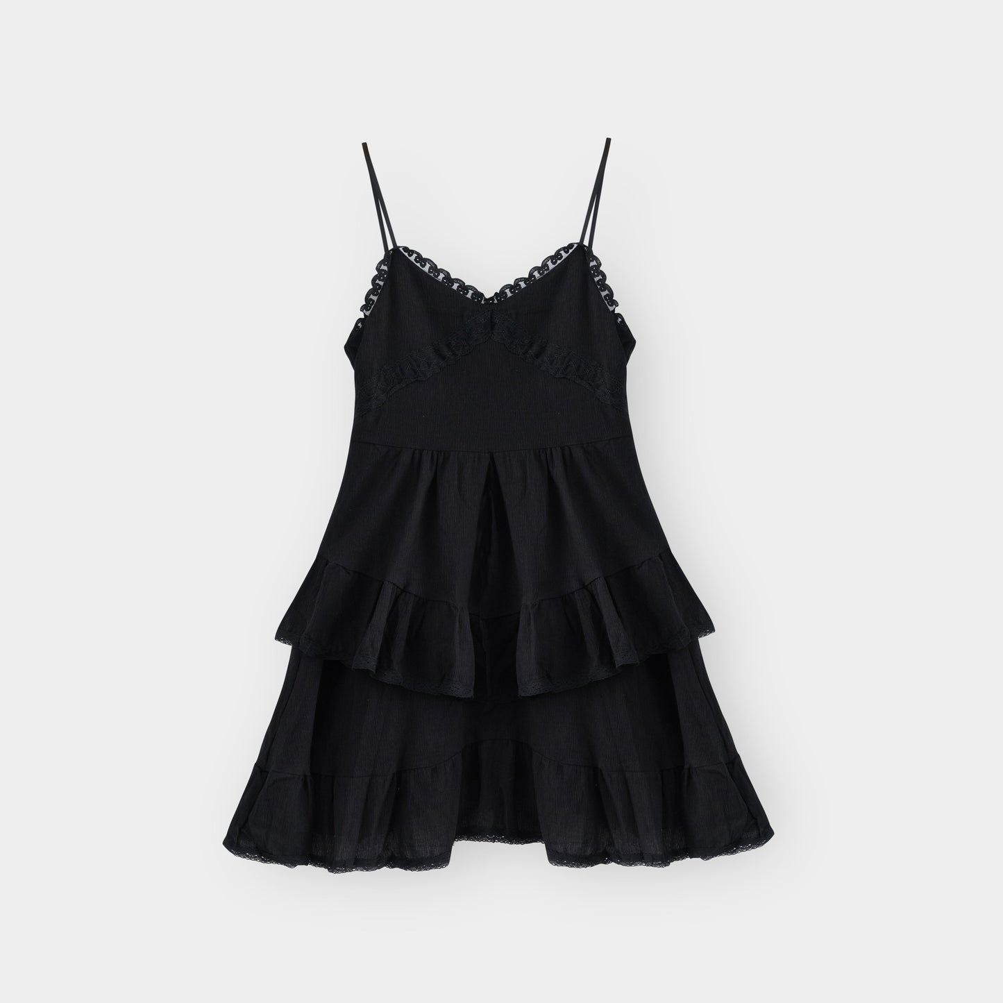 Nina Airy Tiered Mini Dress