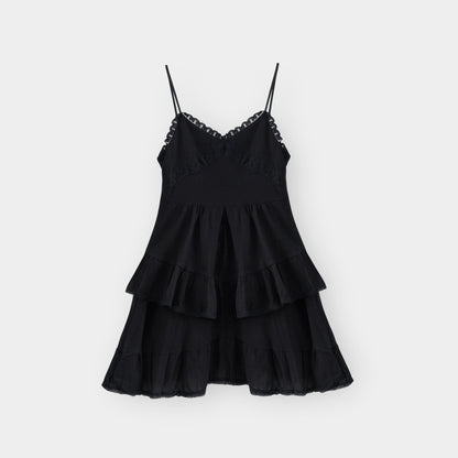 Nina Airy Tiered Mini Dress