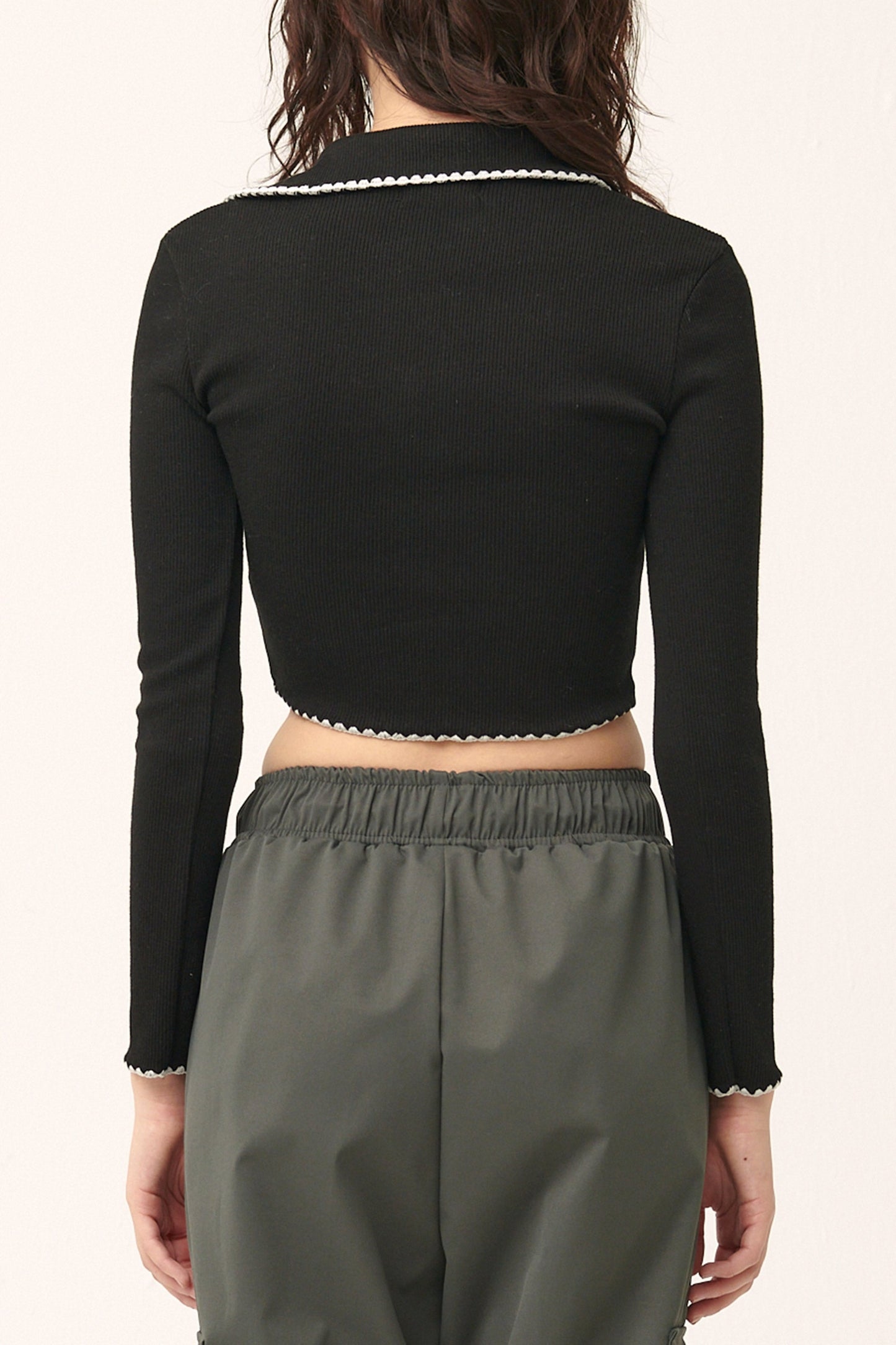 Milla Open Front Crop Top