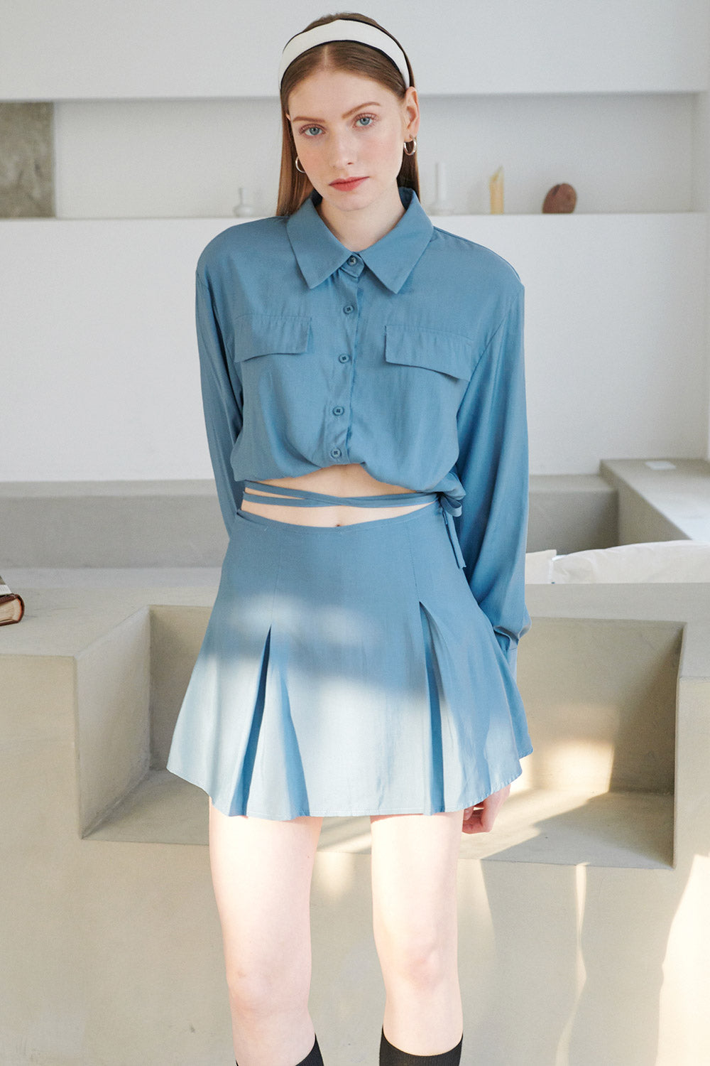 Valarie Flare Skort w/ String