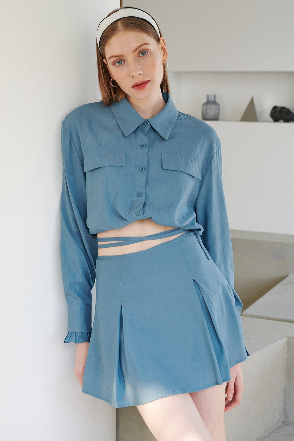 Valarie Flare Skort w/ String