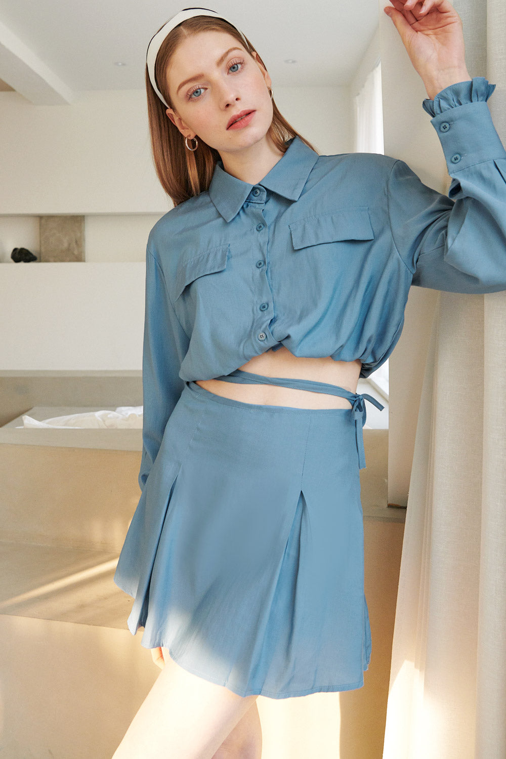 Valarie Flare Skort w/ String