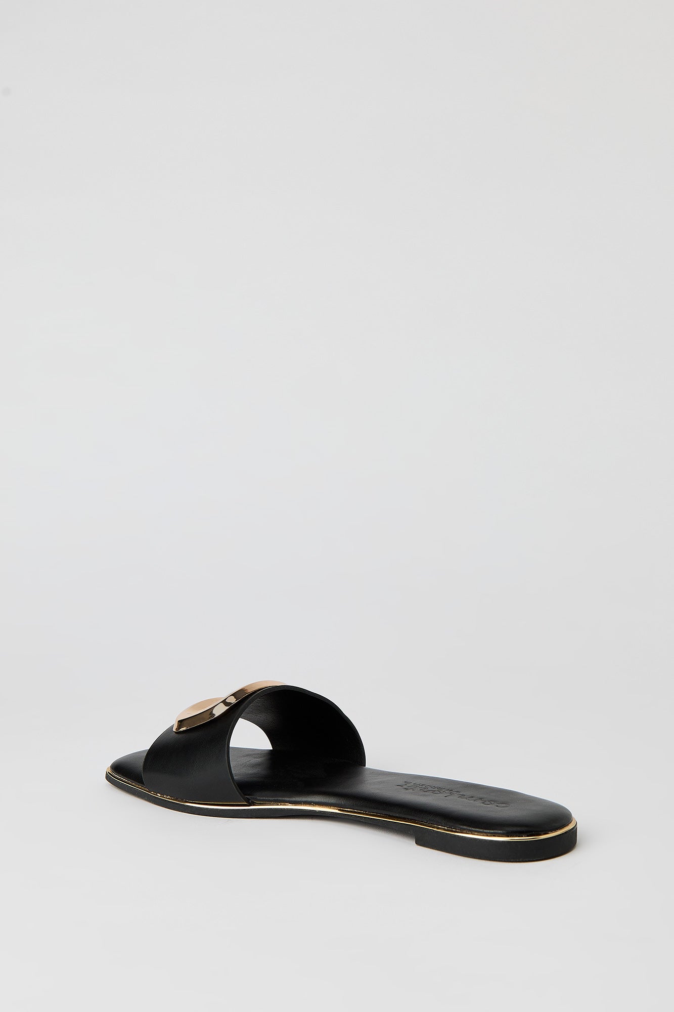 Square Metal Buckle Sandal
