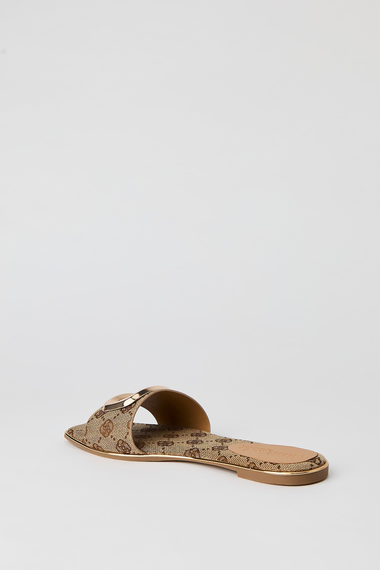 Square Metal Buckle Sandal