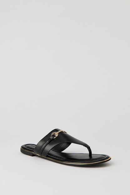 Gold Snaffle Sandal