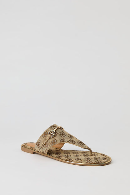 Gold Snaffle Sandal