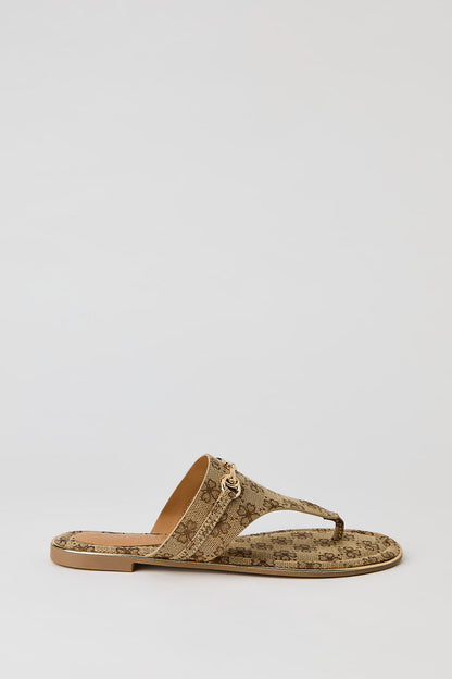 Gold Snaffle Sandal