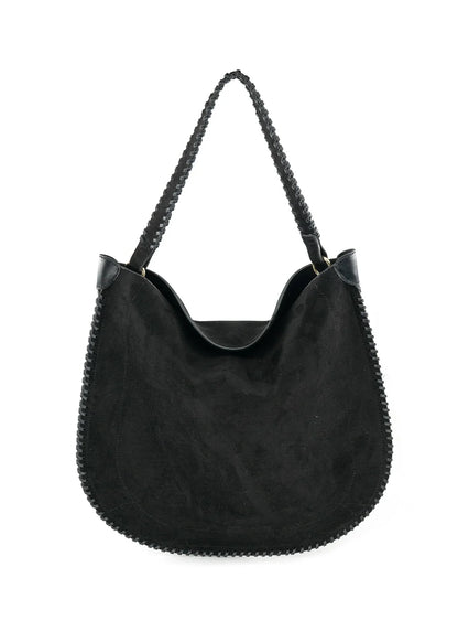 VANESSA SUEDE SHOULDER BAG