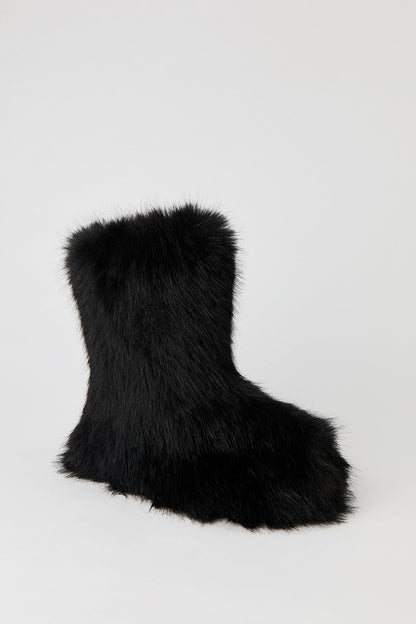 Faux Fur Booties