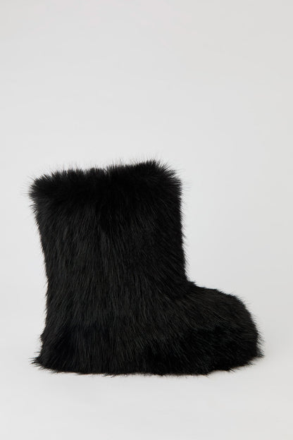 Faux Fur Booties
