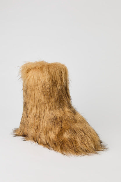 Faux Fur Booties