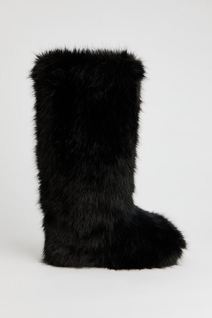Tall Faux Fur Boot