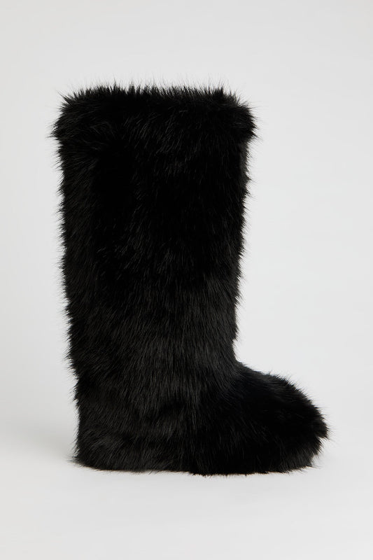Tall Faux Fur Boot