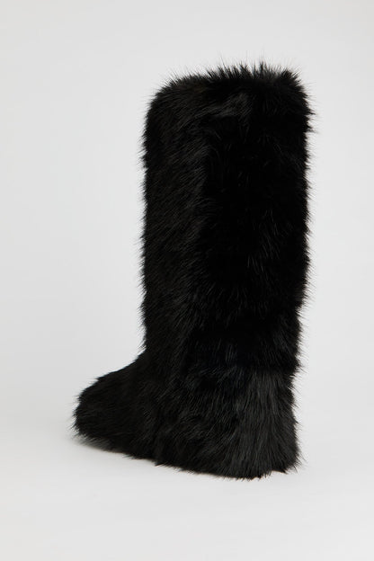 Tall Faux Fur Boot