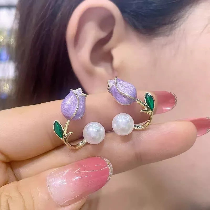 Flower Stud Earrings
