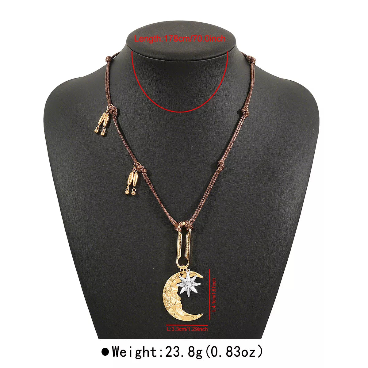 Moon & Sun Pendant Necklace