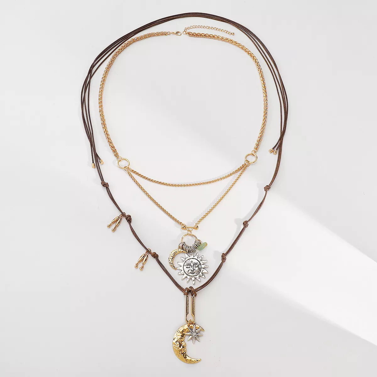 Moon & Sun Pendant Necklace