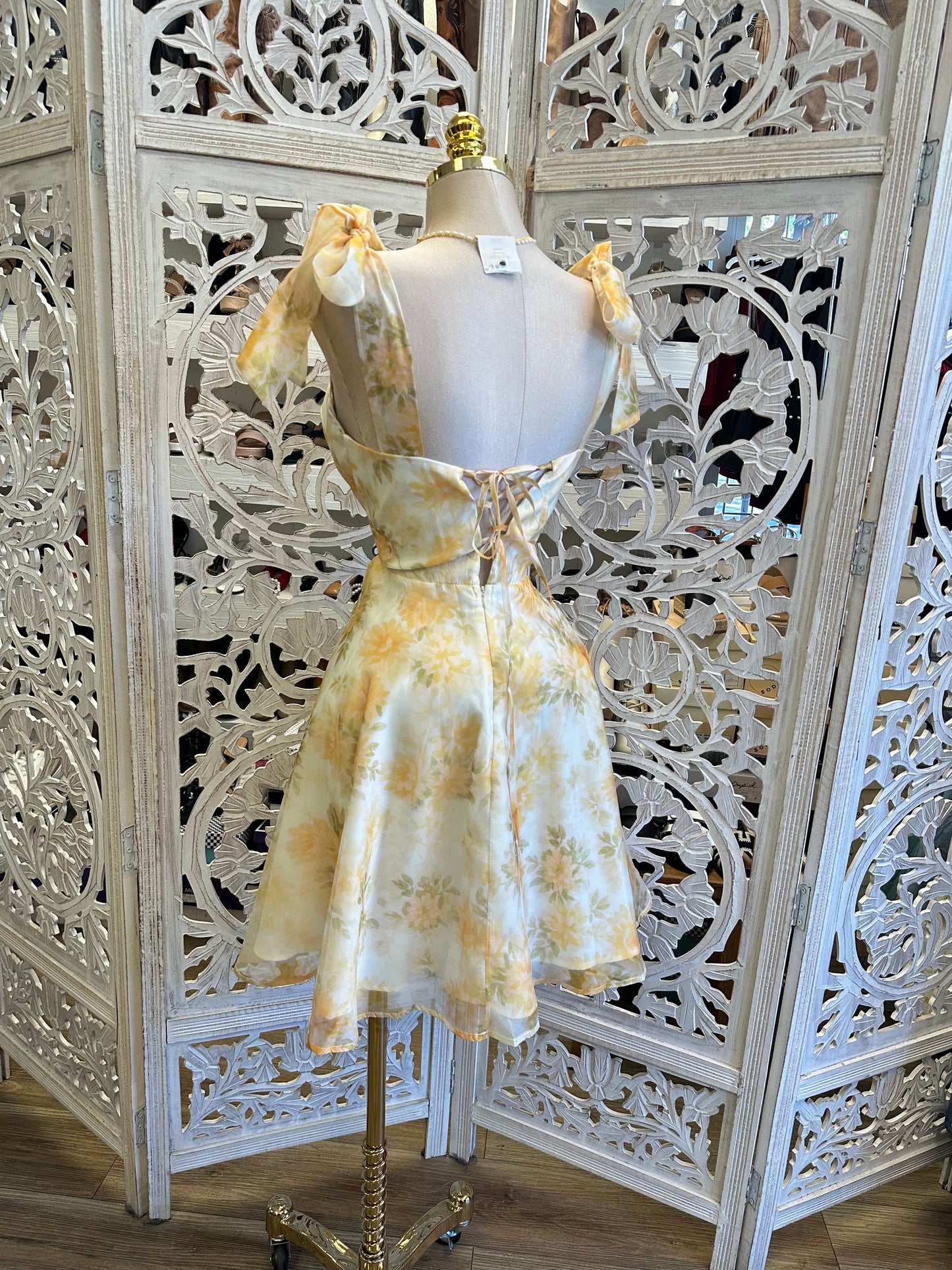 Brushed Sunshine Mini Dress -Slightly Stretchy, Estira Poco