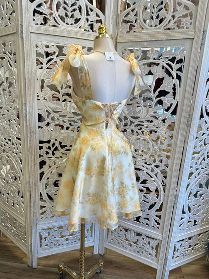 Brushed Sunshine Mini Dress -Slightly Stretchy, Estira Poco
