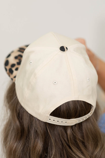 Baseball Mom Leopard Hat
