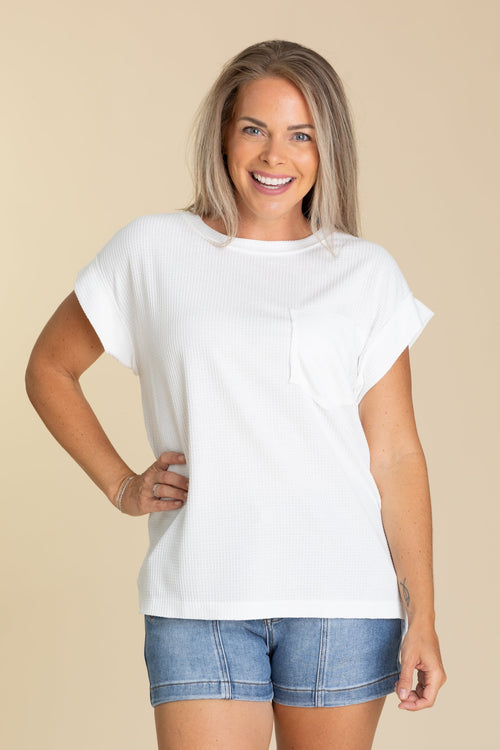 Basic Tee with Pocket Detail
