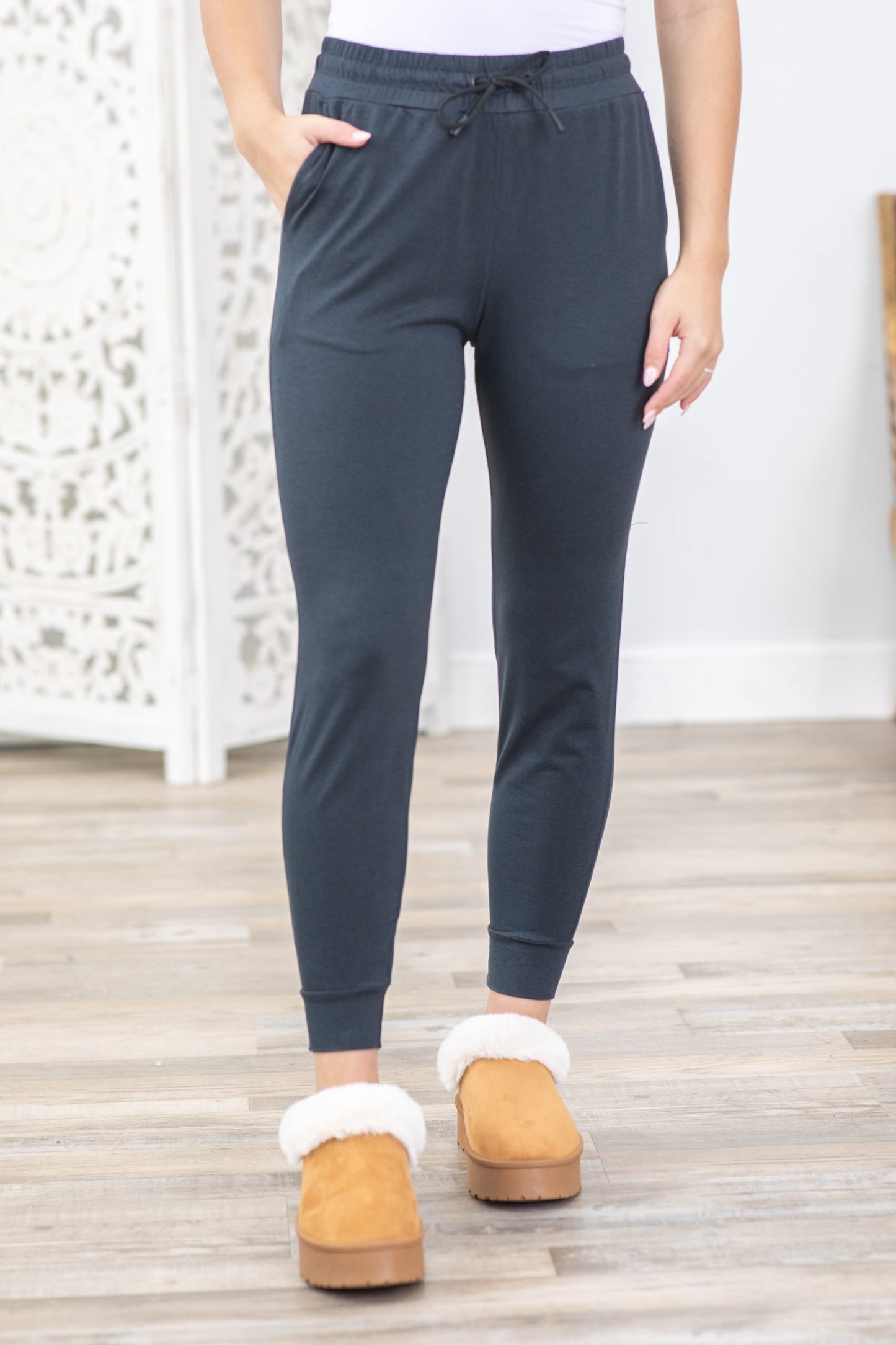 Black Slim Joggers