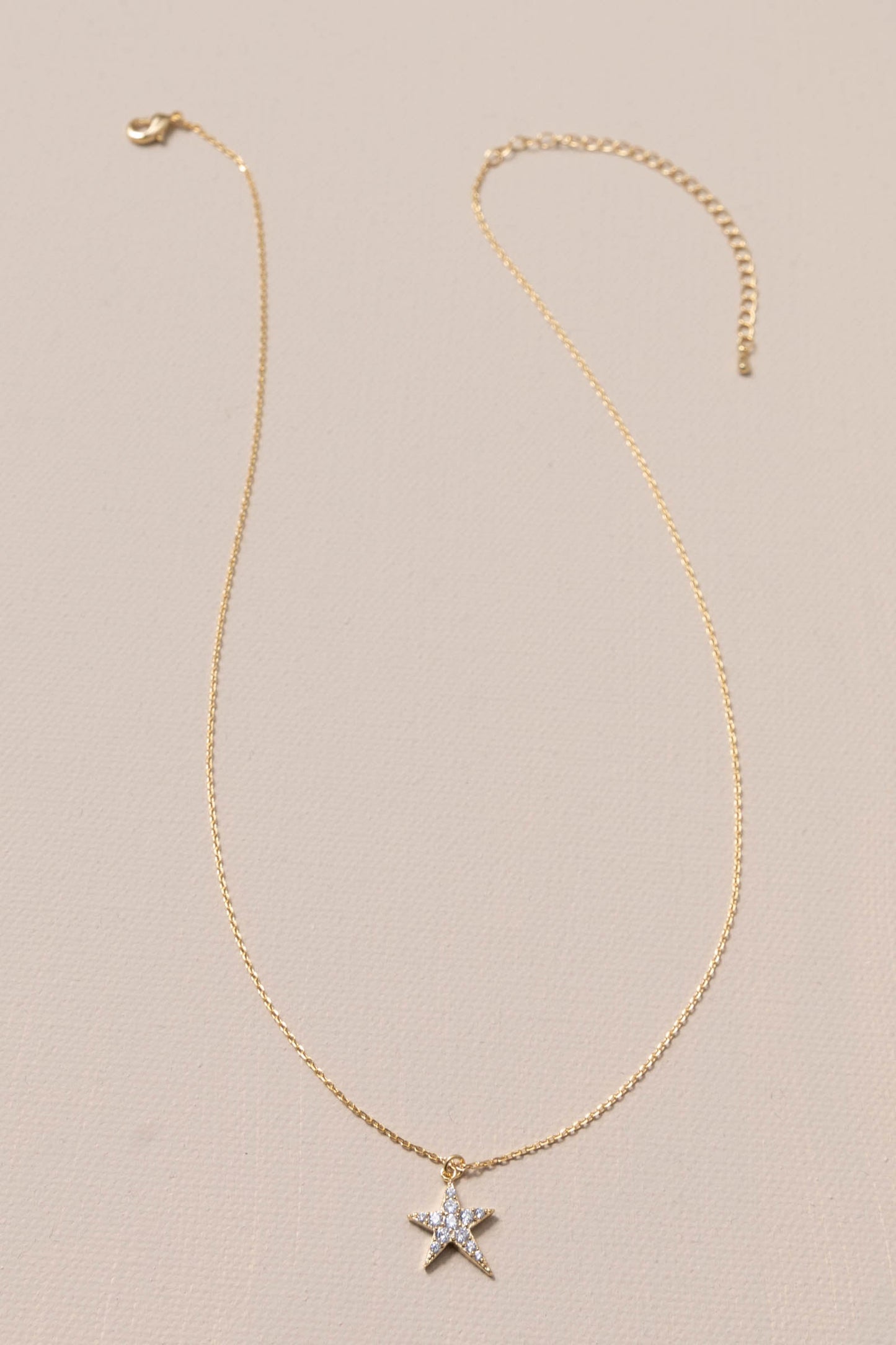 A Star Is Born Pave Star Necklace