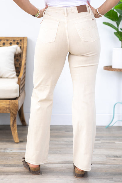 Beige The 90s Straight Leg Jeans