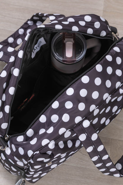 Black And White Polka Dot Weekender