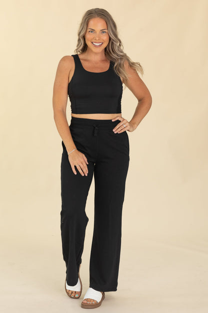 Black Flexfit Luxe Square Bralette