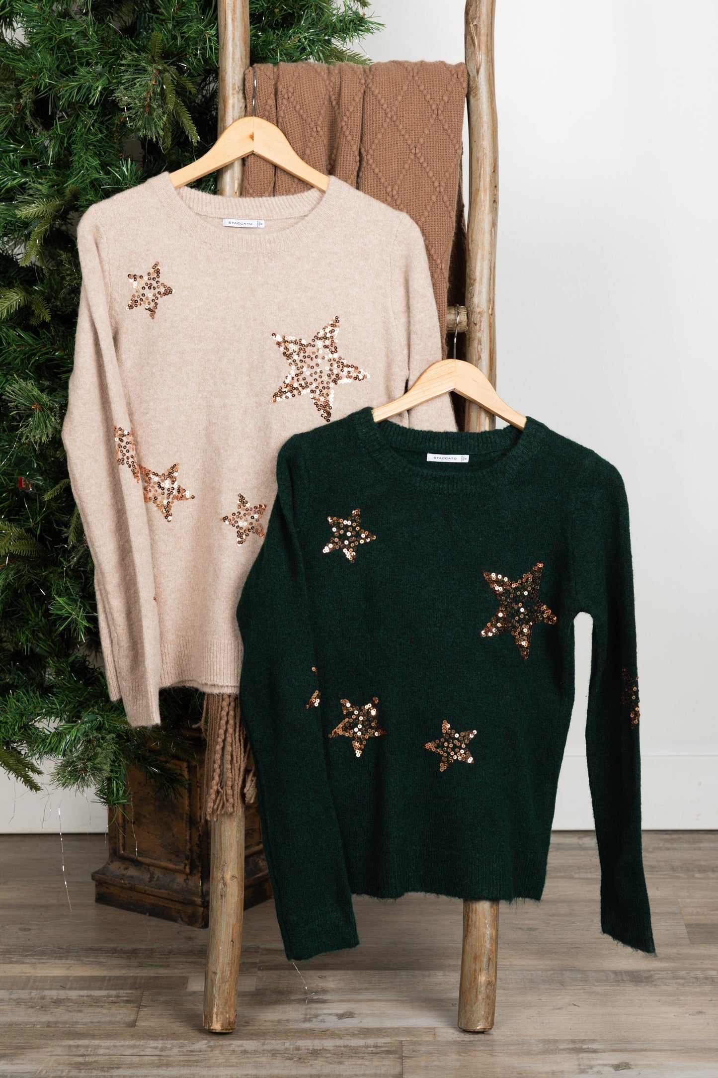 Beaded Stars Sweater