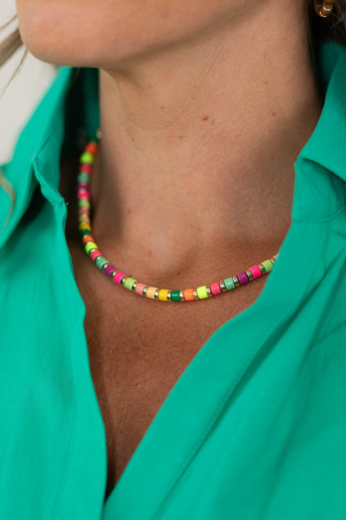 Bright Tile Necklace