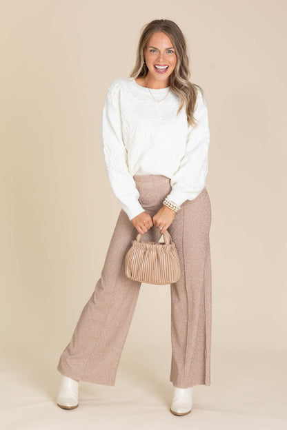 Ash Mocha Crossbody Bucket Bag