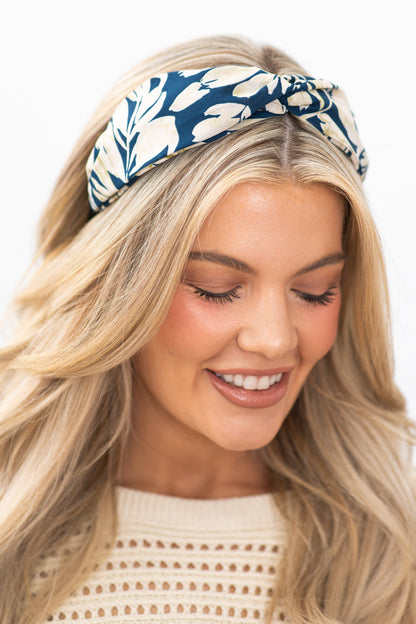 Blue Safari Jungle Print Headband