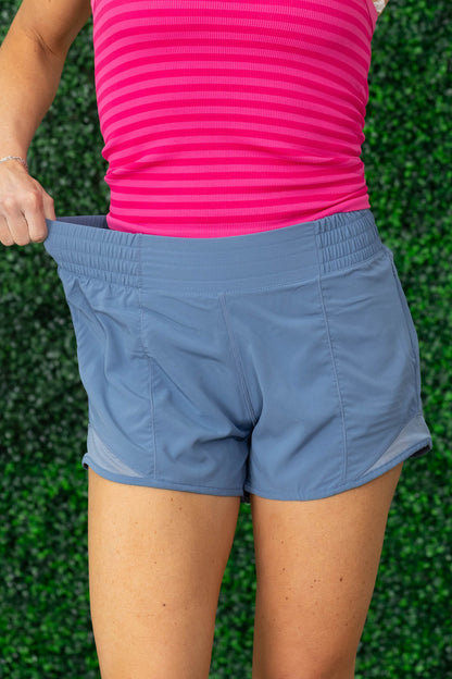 Active Shorts with Smocked Waistband
