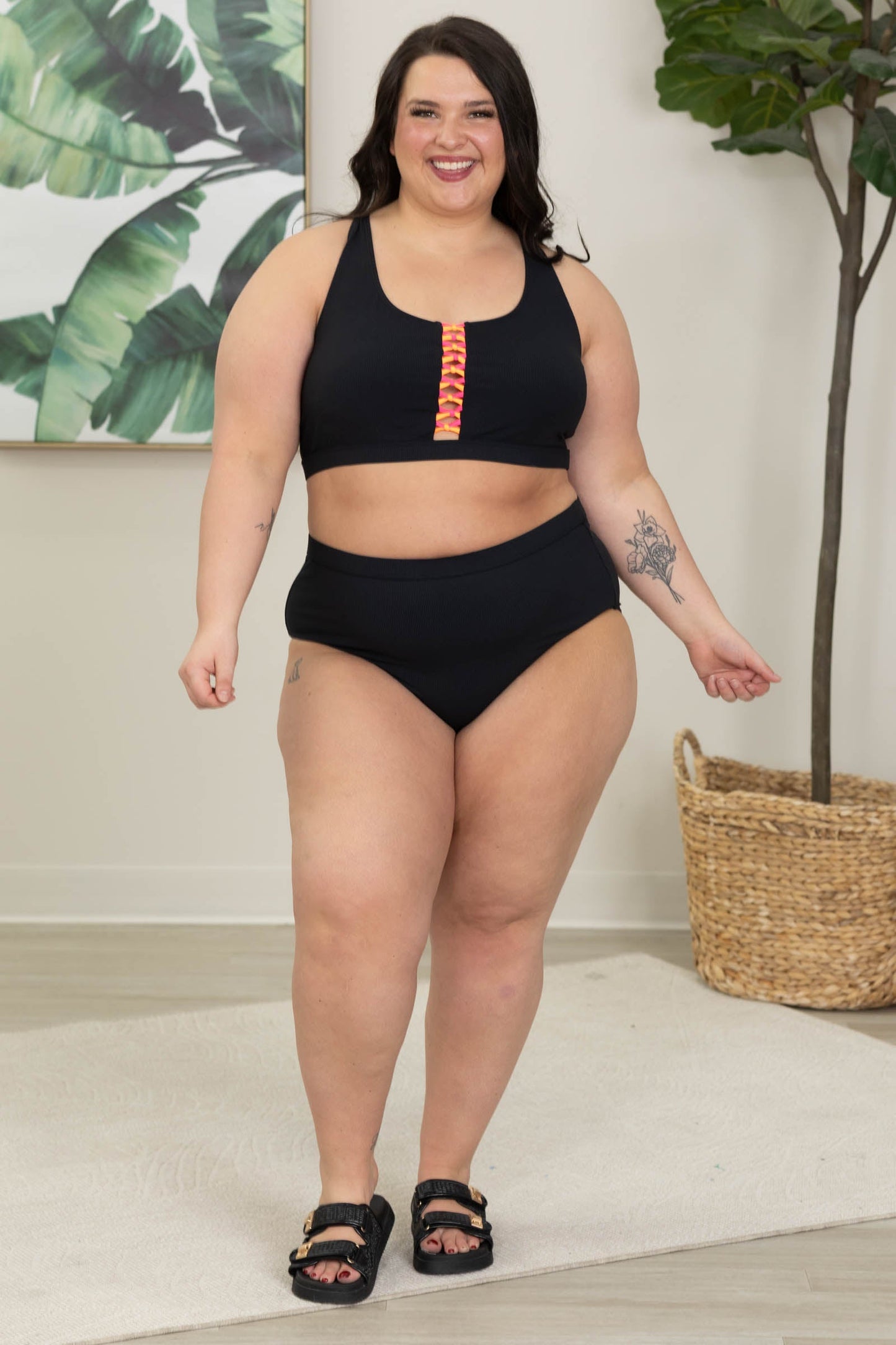 Bring On The Sunshine Braided Swim Top
