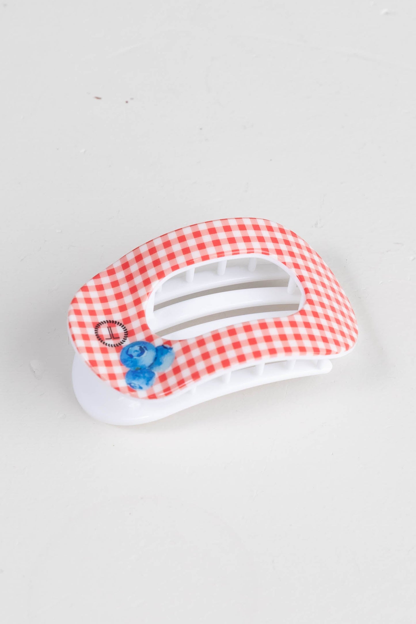 Blueberry Farms Flat Round Hair Clip