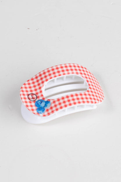 Blueberry Farms Flat Round Hair Clip