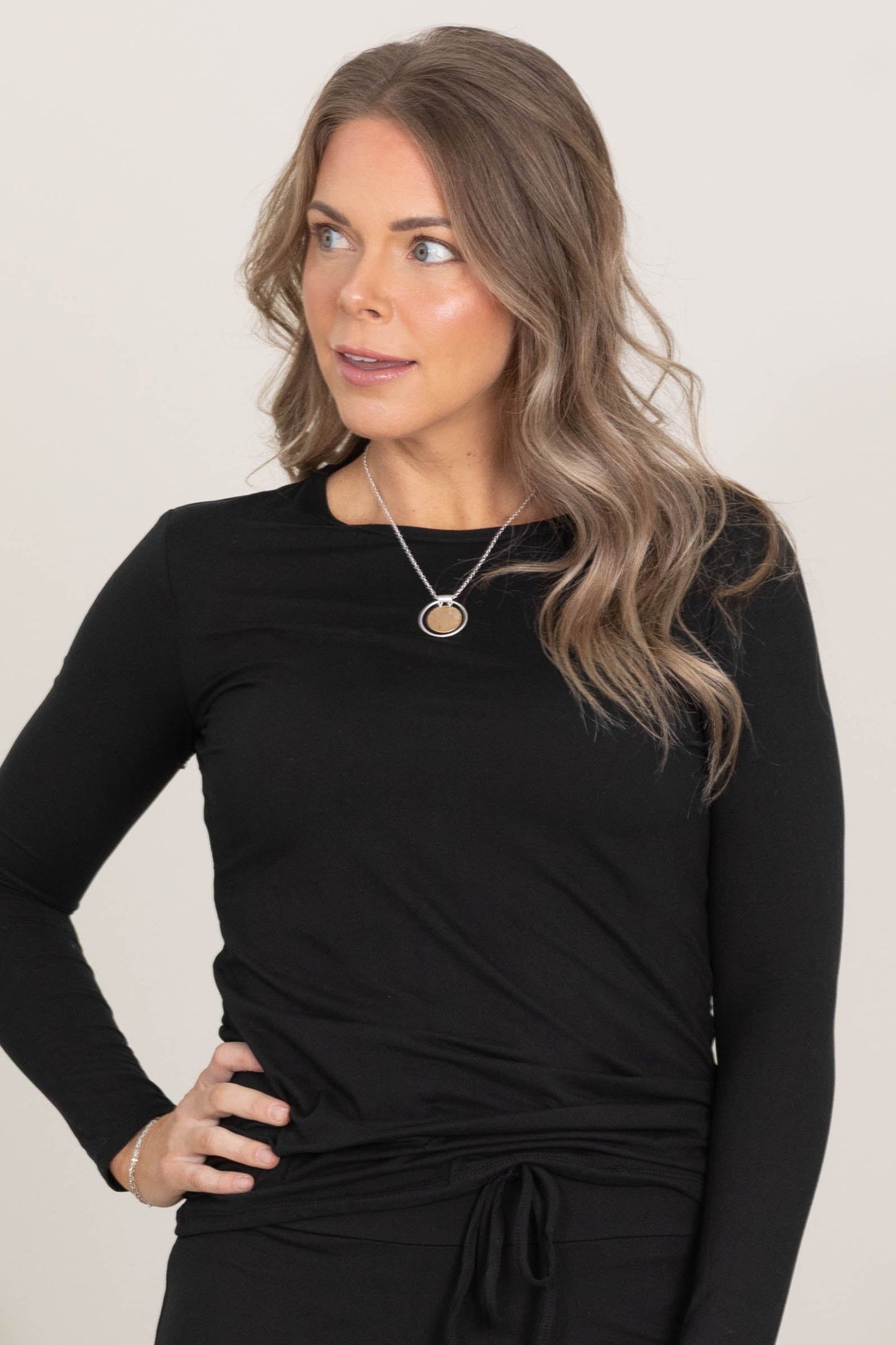Black Buttery Soft Pajama Set