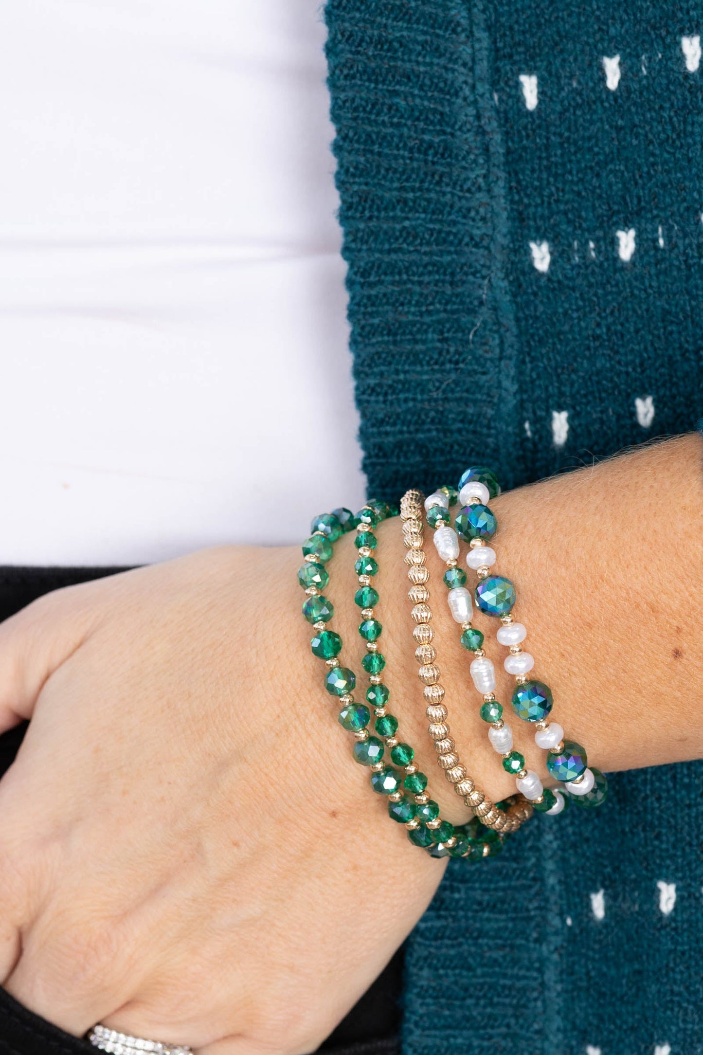 5 Pack Of Stretch Bracelet