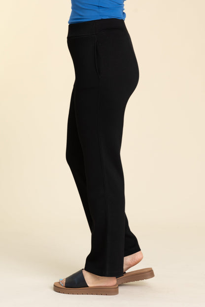 Black Lightweight Slim Pants