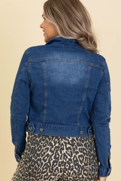 Blue Denim Button Up Cotton Jacket