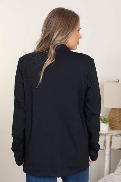 Black Oversized Blazer Jacket