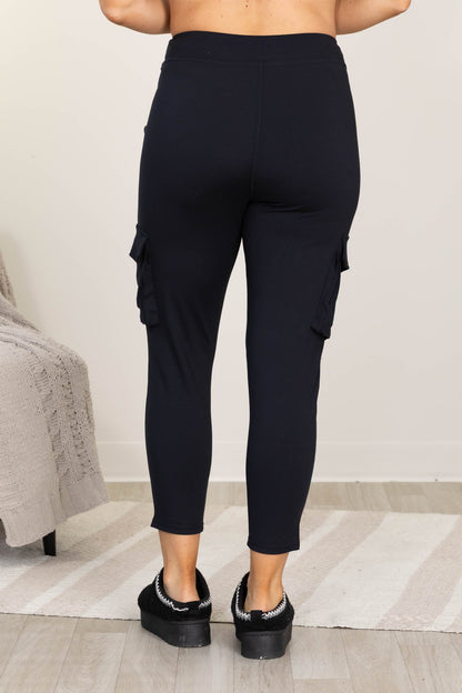 Black Venice Coreflow Slim Fit Cargo Jogger