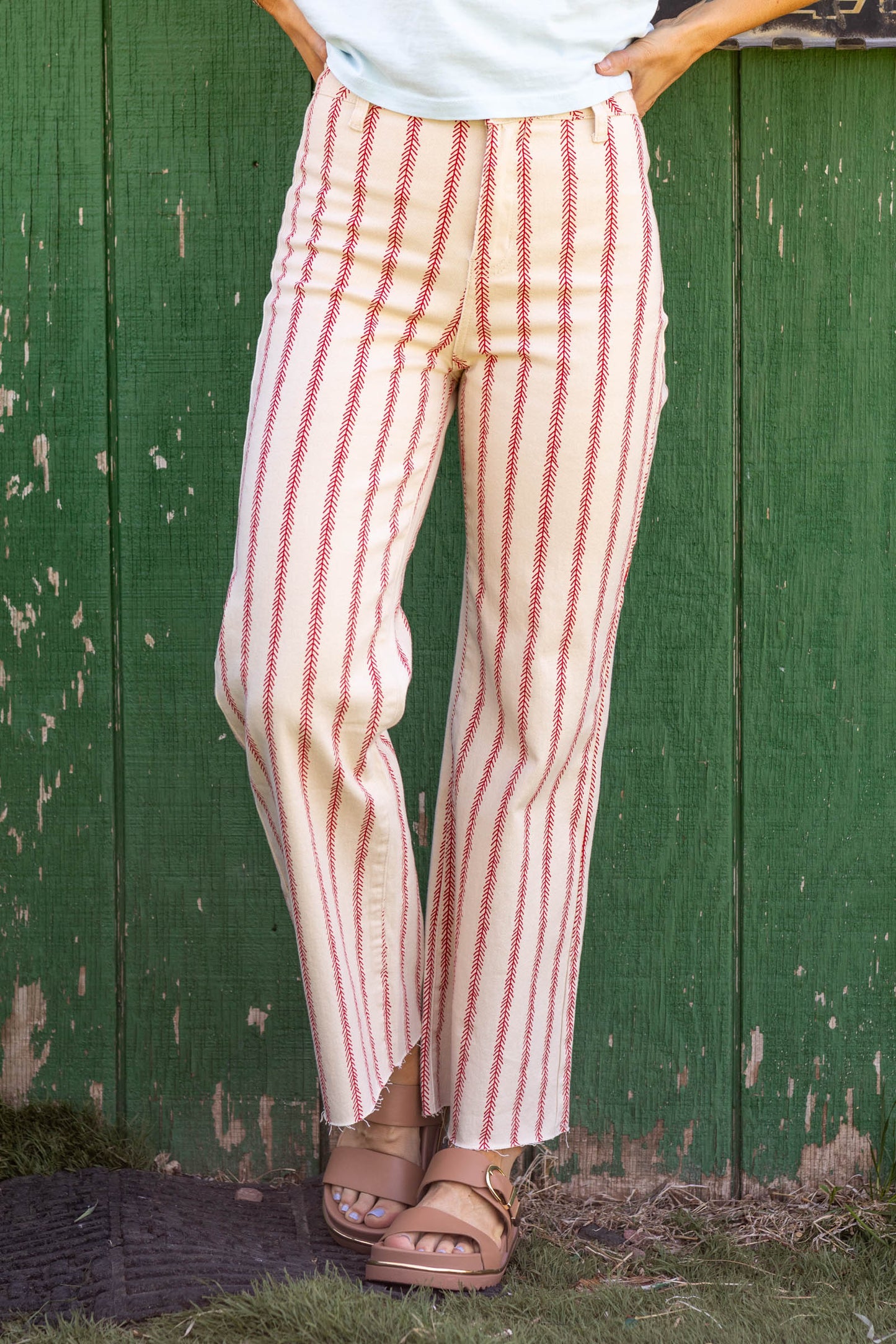 Baseball Denim Pants