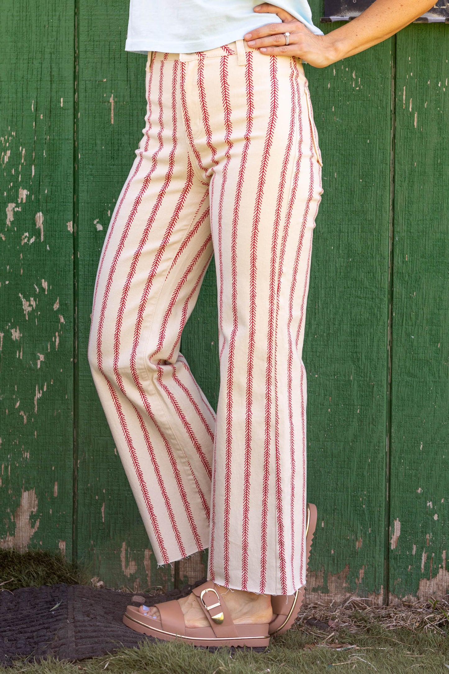 Baseball Denim Pants
